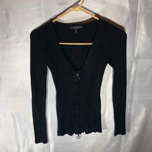 Guess Jeans Black Knit Shirt
